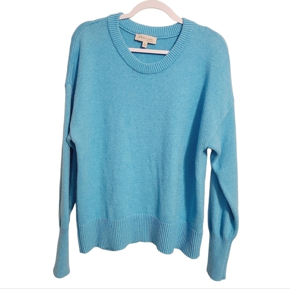 Philosophy | Women's Teal or Turquoise Crewneck Sweater (Size XL) - Picture 1 of 13